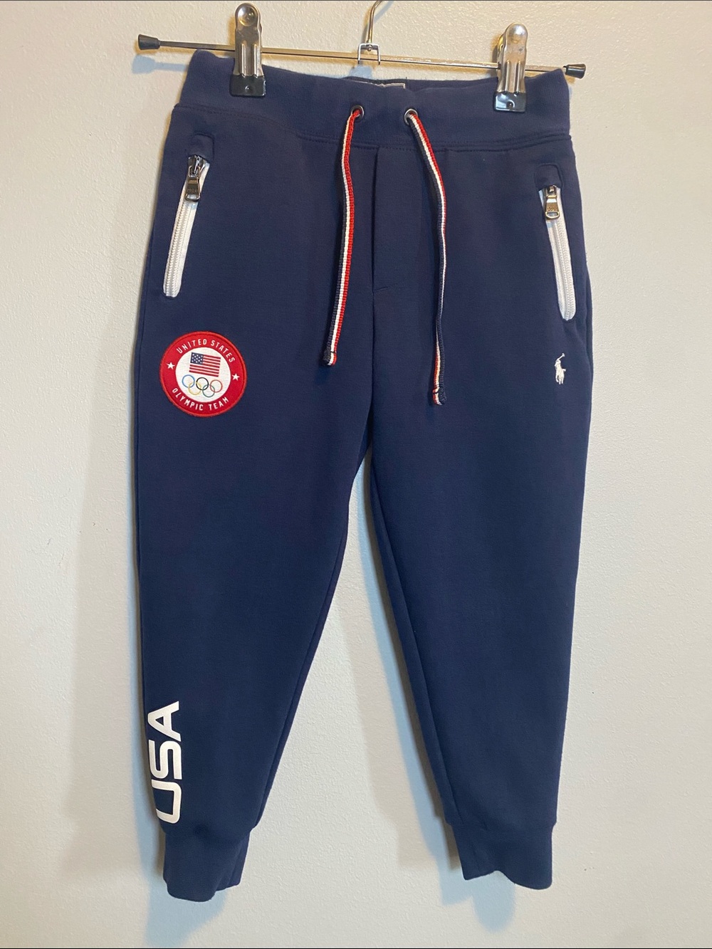 Polo Ralph Lauren 2022 USA Olympic Team Track Suit 4T Blue Full Zip Jacket Pants - Picture 10 of 16